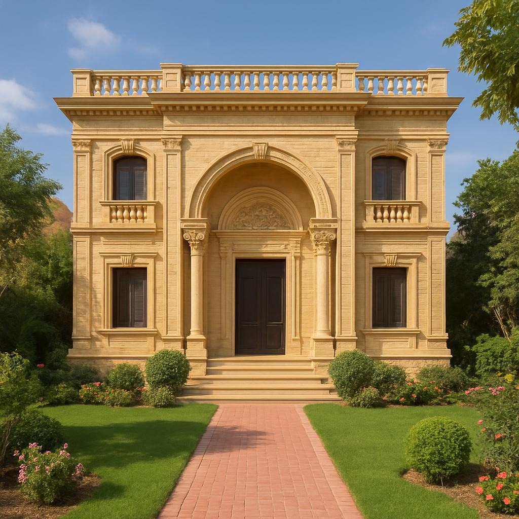 واجهات عمارات حجر هاشمي.